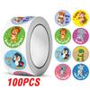 100-500pcs Reward Label Cartoon Animal Sticker Thank You Cute Game Sticker DIY Gift Sealing Label Decoration Supple