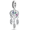 Copper Colorful Dreamcatcher Charms Pendants Fit Original Bracelets Exquisite Diy Birthday Jewelry Gift