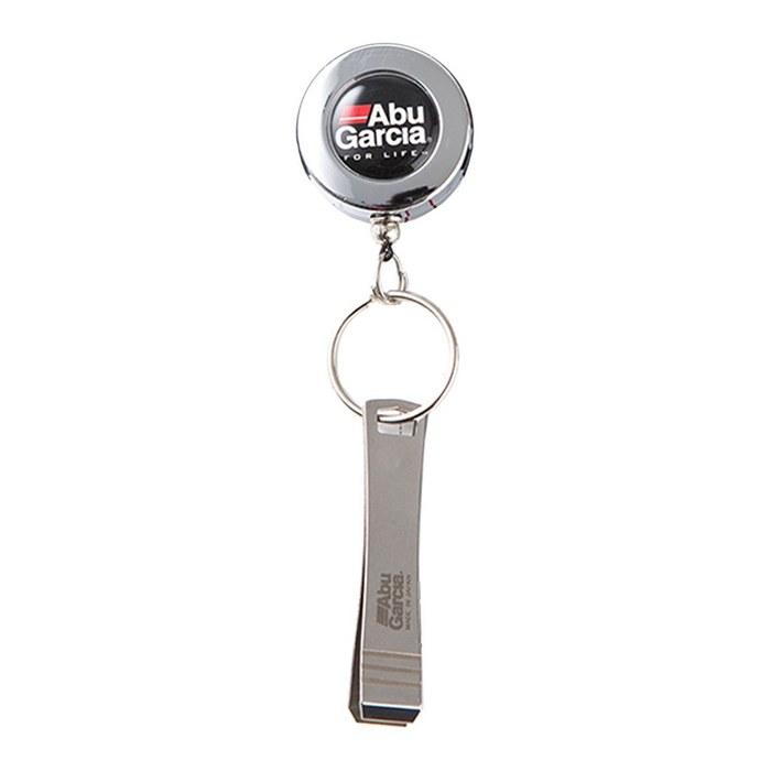 AbuGarcia Pin-On Reel with Line Cutter, Silver (approx. 80mm x 25mm)