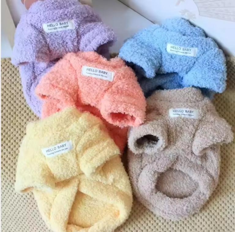 Dog Sweater for Small Dogs Winter Warm Solid Color Pet Sweater for Small Medium Dogs Dachshund Puppy Clothes Dog Supplies