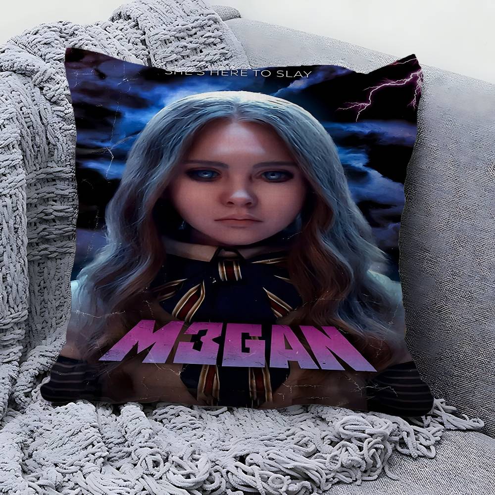 Movie MEGAN Pillow Cover Sofa Cushion Cover Home Room Decoration Children Gift