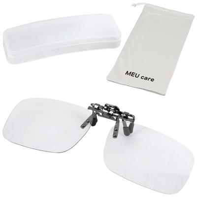 MEU Care Blue Light Blocking Glasses Your PC Blocks of UV UV for Computer Use [Protect Eyes] Flip-Up Clip-On Sunglasses, Glasses, Over-the-Ear