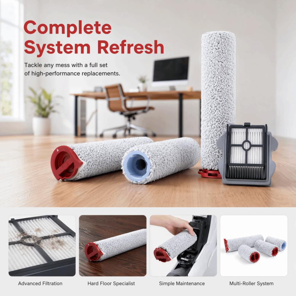 Main Brush Vacuum Cleaner Main Brush Filter Replacement Vacuum Cleaner Filter Set  For Dyad Pro