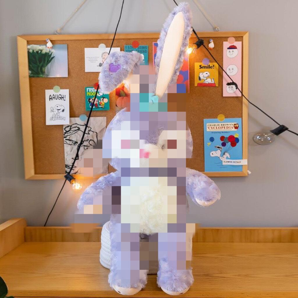 Internet celebrity rabbit plush toy cute doll to give girls birthday gift long-eared rabbit doll children gift