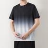 Men's Gradient Print T-Shirt - Casual, Stylish & Breathable