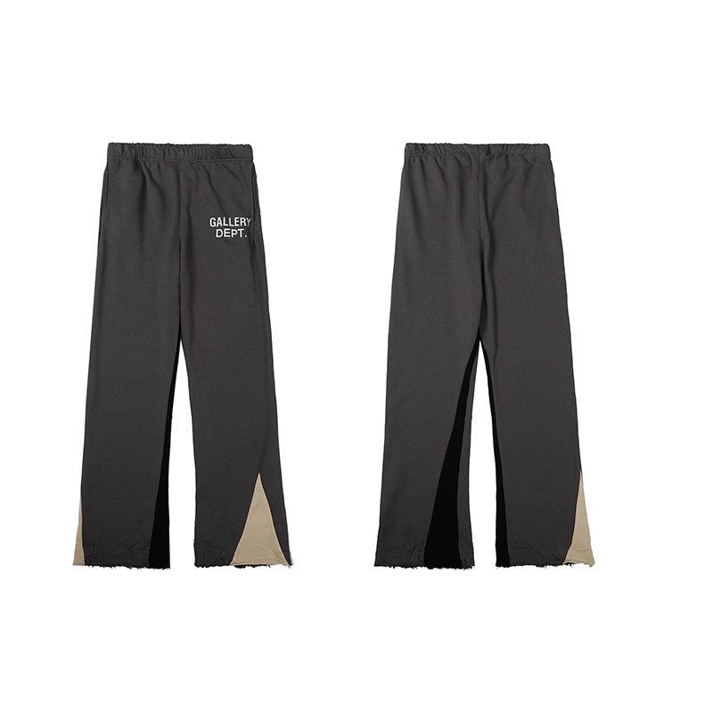 GALLERY DEPT Men's Classic Hand-Painted Splatter Graffiti Cotton Sweatpants