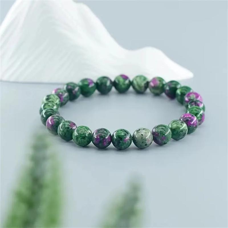 Red And Green Natural Aiding In Attracting Wealth And Good Fortune Bringing Continuous Luck Couple Bracelet