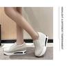 Women's Thick-sole Round-headed Students Increase Plateau Women's Shoes Casual Running Breathable Sneakers Shallow Single Shoes