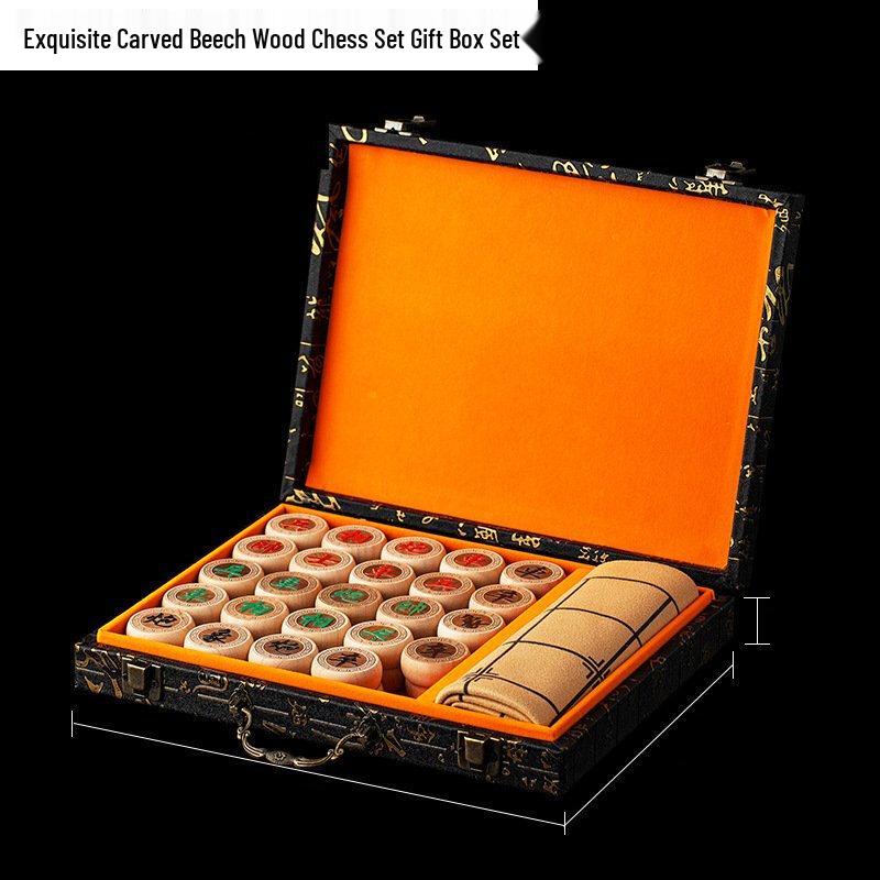 Brangdy Beech Wood Chess Game Set