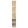 Wall Shelf Sonoma Oak 120 x 20 x 136 cm Engineered Wood