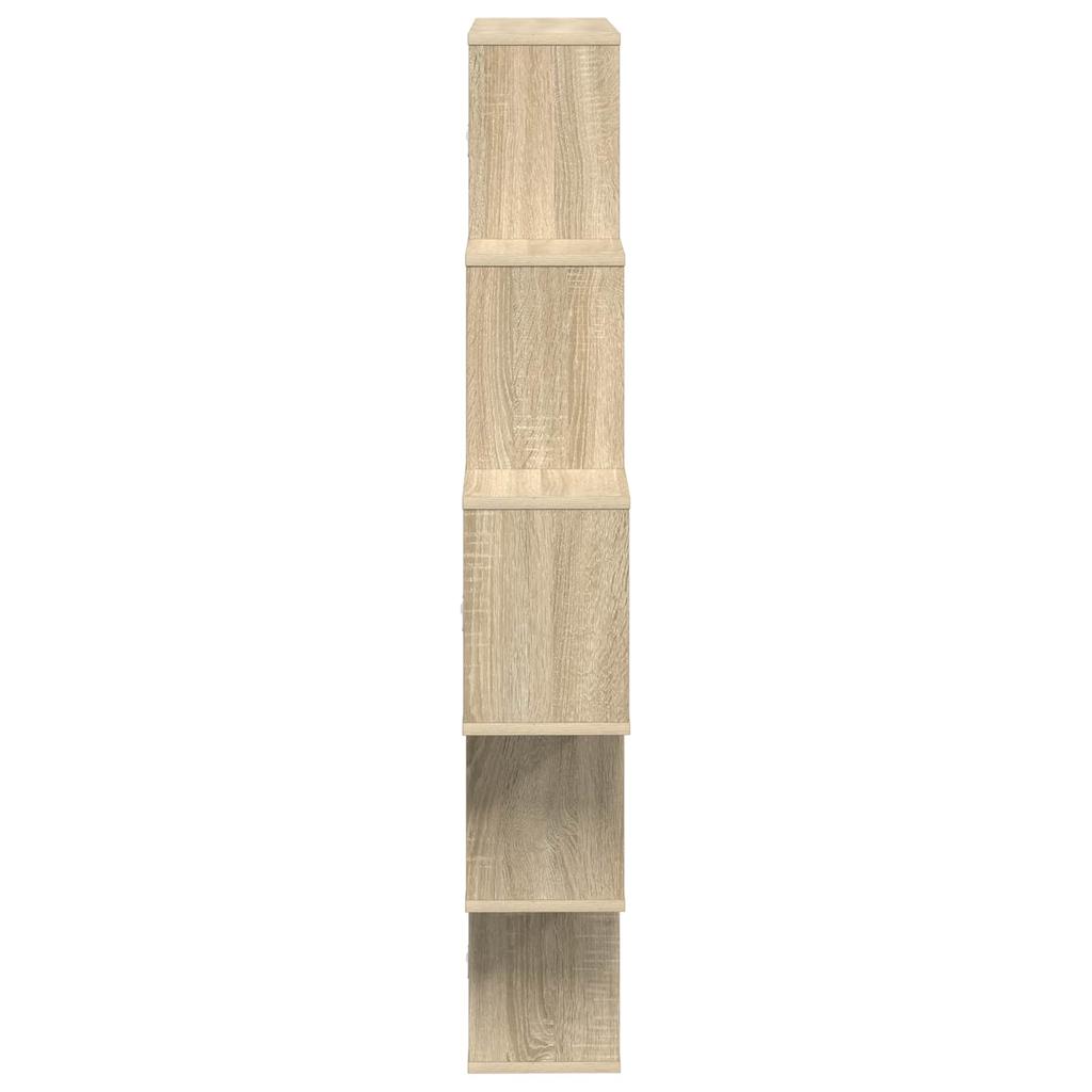 Wall Shelf Sonoma Oak 120 x 20 x 136 cm Engineered Wood
