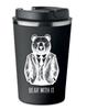 Premium Thermal Mug with Print Bear with IT Gift 350ml 0.35l KT_014