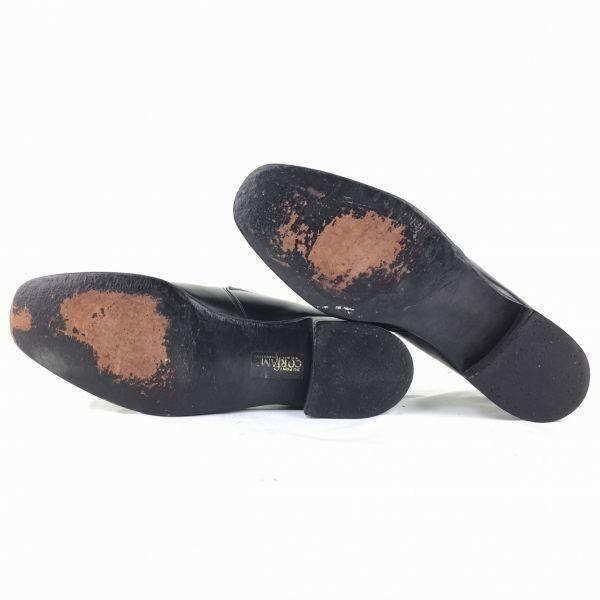 80er-90er Vintage Mansfields Slipper Vamp Business Schuhe Schwarz Größe 10.5D/B 28.0 Herren(GEBRAUCHT)