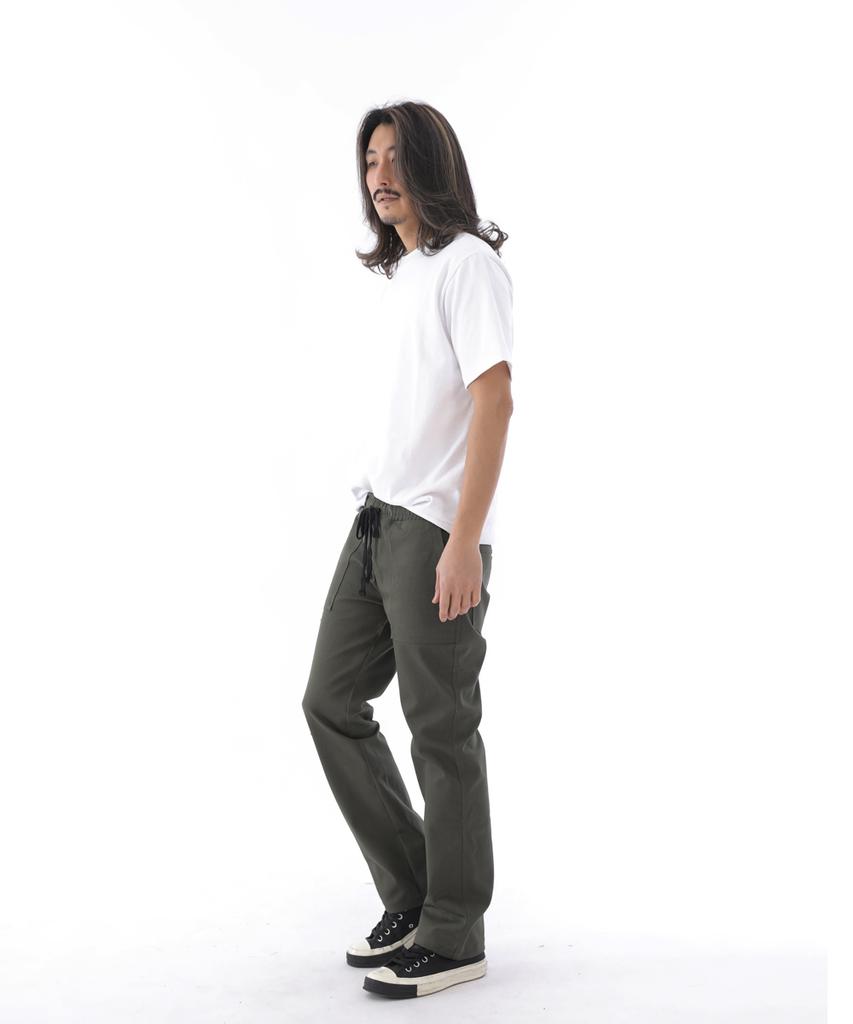 Seinteukeulu Straight Two-Layer Cargo Pants St2-309C Khaki