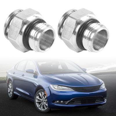 2xTransmission Quick Connect Cooler Tube Fittings 52108844AA 52854784AA For Jeep Dodge Ram Jeep Cherokee Fiat 500X Chrysler 300