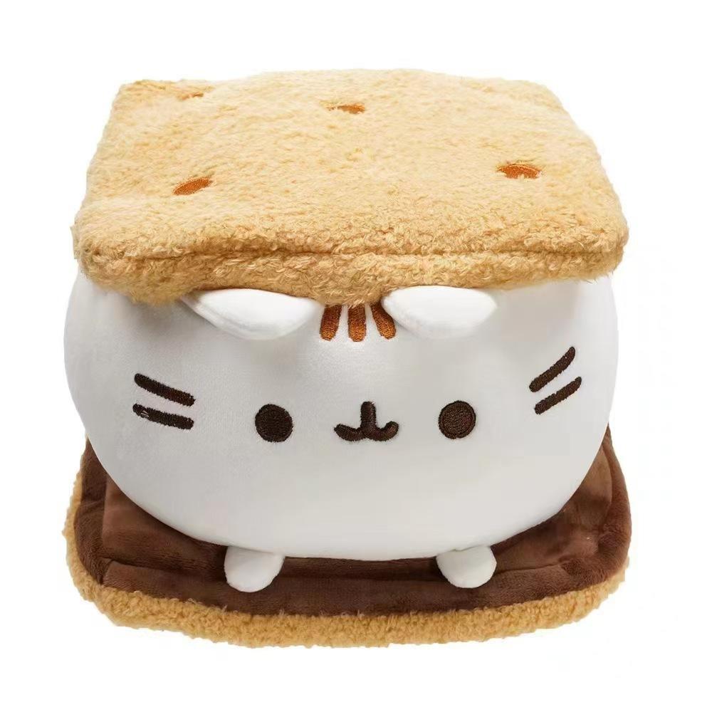 

Simulated Cat Doll Plush Toy Anime Cat Soft Home Decoration Tabletop Bedroom Decoration Kids Toy Series Accessories Gift