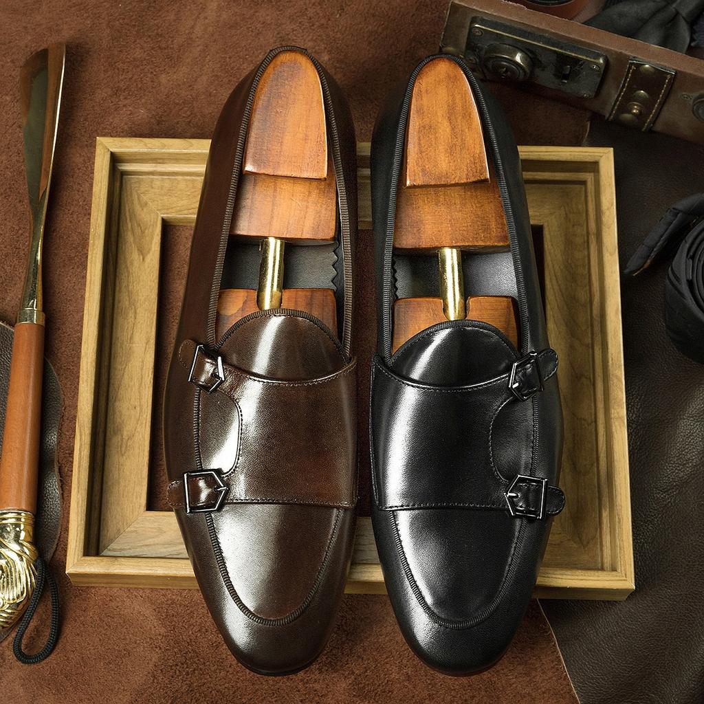 New Loafers Men's Business Casual Leather Shoes Men's British Casual
