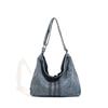 Lazy Feng Shui Wash Denim Bag Women's College New Artistic Canvas Shoulder Bag Large Capacity Casual Fashion Bag