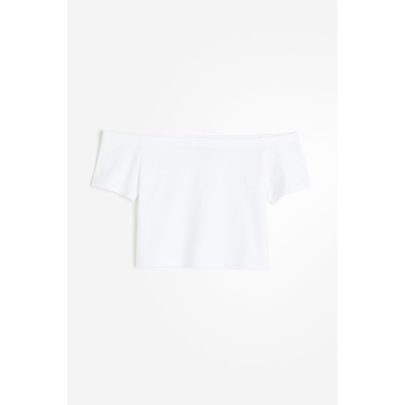 

HM Women s T-shirt Autumn Sexy off-the-Shoulder Silm Soft Cotton T-shirt Shory Style Tops 1214113