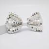 Popular Sequins Suspenders and Bowtie Set for Male with Metal Clip Weddings and Theme Parties Costume Neckwear Accessory