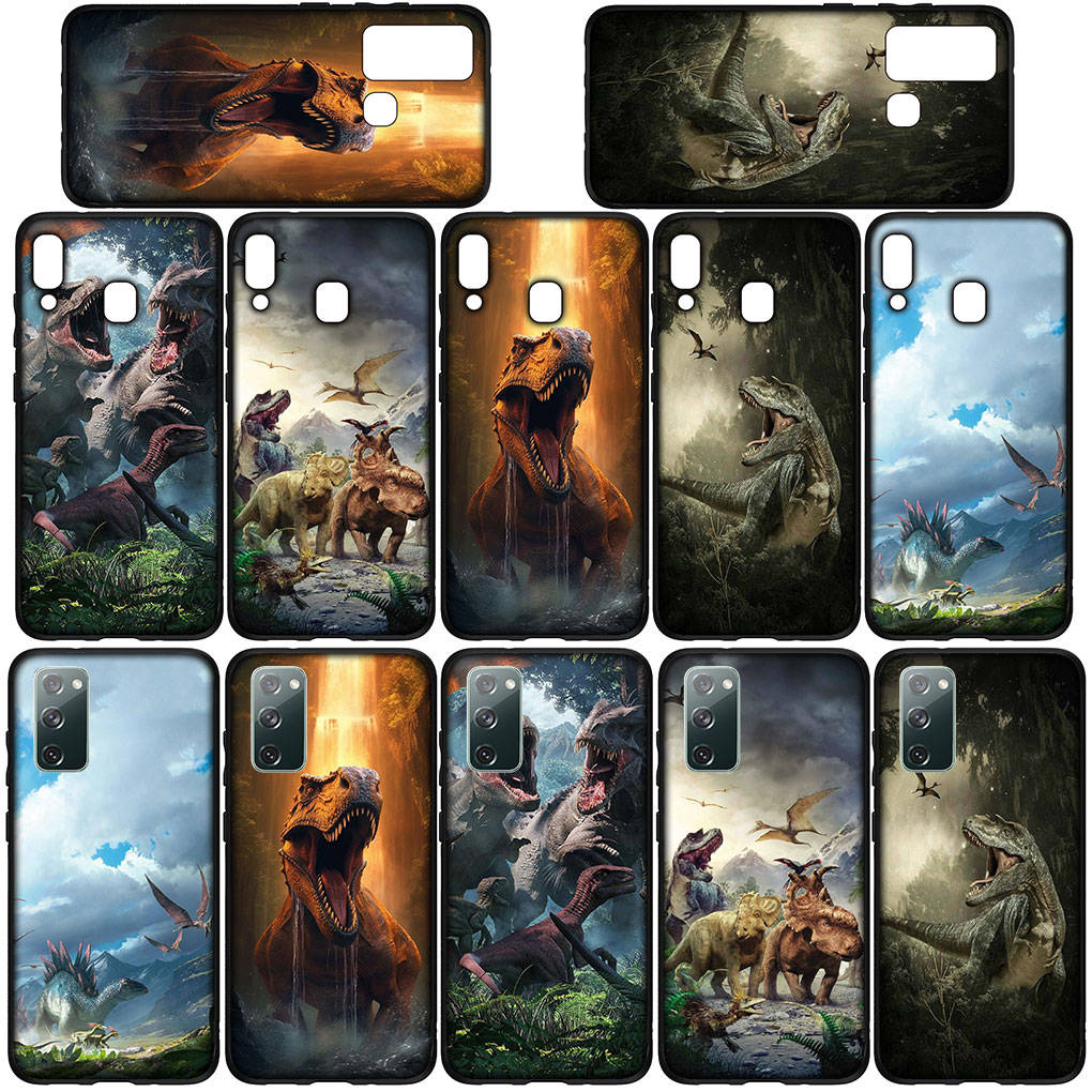 Phone Case for Samsung Galaxy S25 S24 S23 iPhone 16 15 Xiaomi Redmi Note 14 13 12 16E X 11 Pro Max OPPO Moto Huawei P30 A14C A06Cartoon Dinosaur Cover