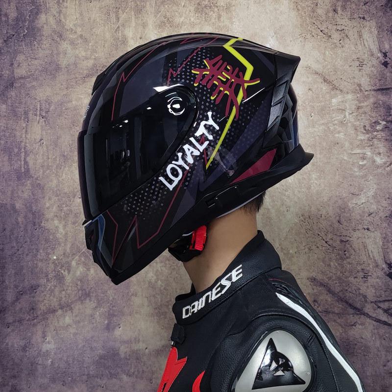 Dual Lens Motorcycle Helmet Motorcycle Travel Helmet Electric Vehicle Adult Safety Helmet