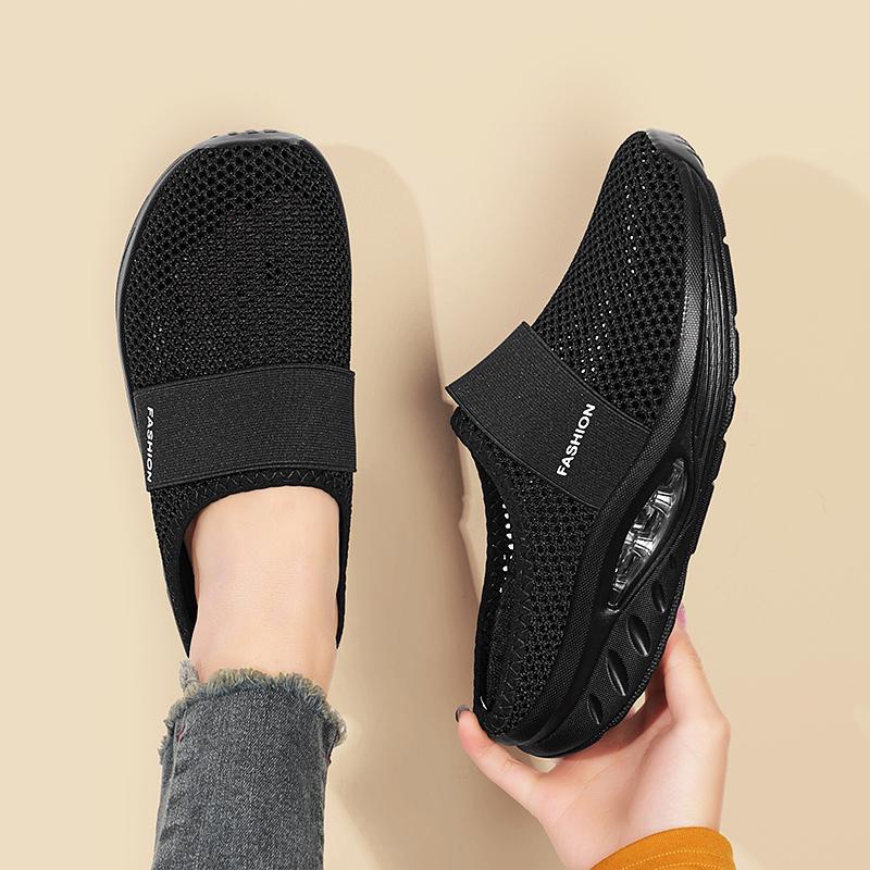 Summer Women Platform Slippers Casual Slip on Plus Size Black Pink Grey Elevator Sandals Shoes for Girls
