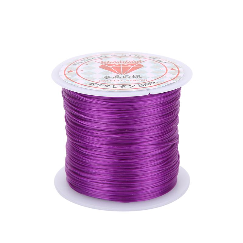

50meters 0.5mm Strong Elastic Beading Cord Thread For Bracelet Necklace Nylon Crystal Stretch String Wire DIY Jewelry Making