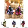 Mini Christmas Tree Decorative Led Light Tabletop Ornament For Festive Home Atmosphere