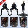 Ken Kaneki Sitting Figure Tokyo Ghoul Replaceable Double Head Double Arms Statue With Base Anime Model Toy Deco Boy Gift