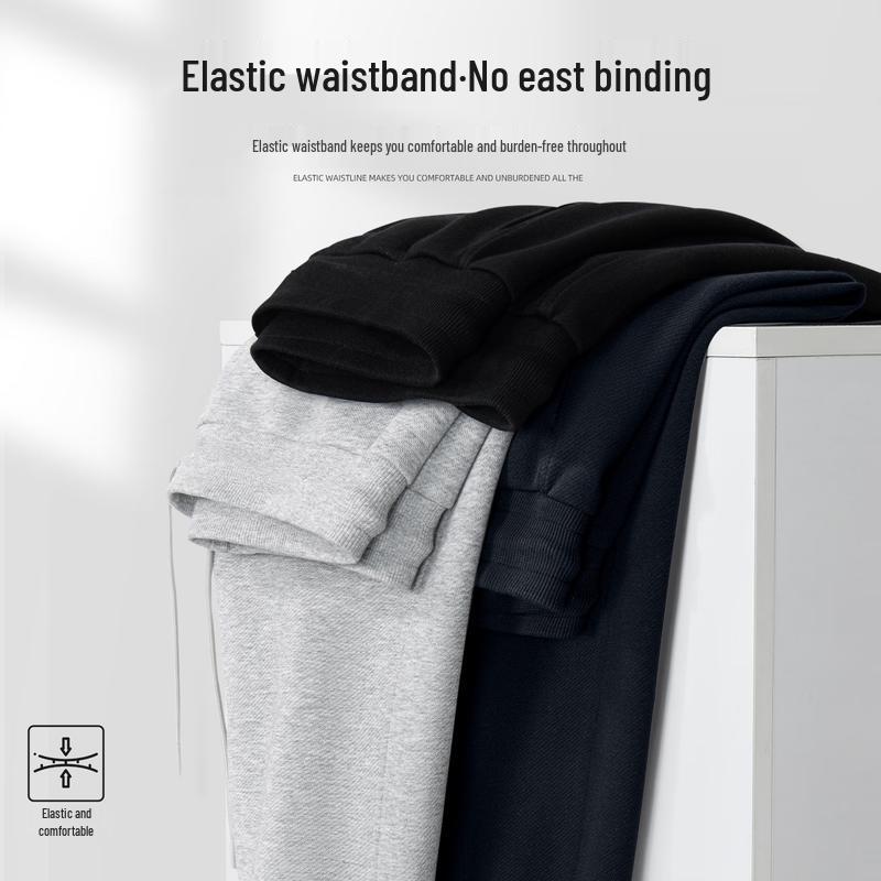 JEEP SPIRIT Men's 2025 Autumn Loose Fit Casual Sport Jogger Sweatpants