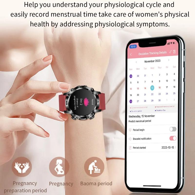 2025 New Smart Watch For Men Health Blood PressureBlood Oxygen Uric Acid Fitness Tracker Watches Bluetooth Call ECG Smartwatch