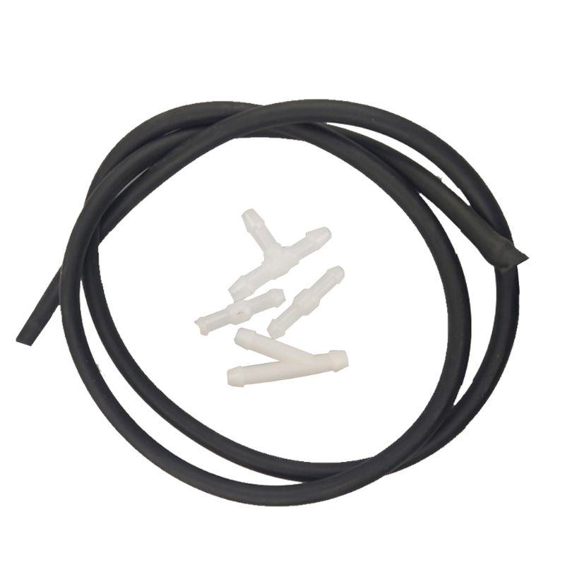 

Автомобильный резиновый шланг с насадкой для стеклоочистителя и омывателя с соединительным штуцером белый