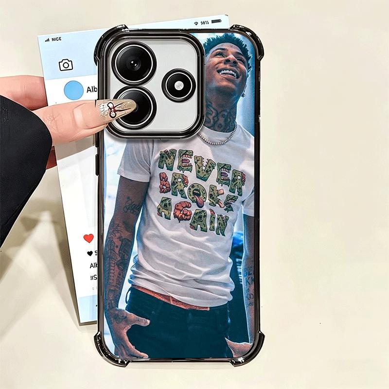 Rapper YoungBoy Soft Phone Case For Xiaomi Poco X7 X8 Pro Max X6 X5 X3 F8 Ultra F7 M8 M7 M5S Redmi 15C 15A 15 14C 13C 12C 13 12