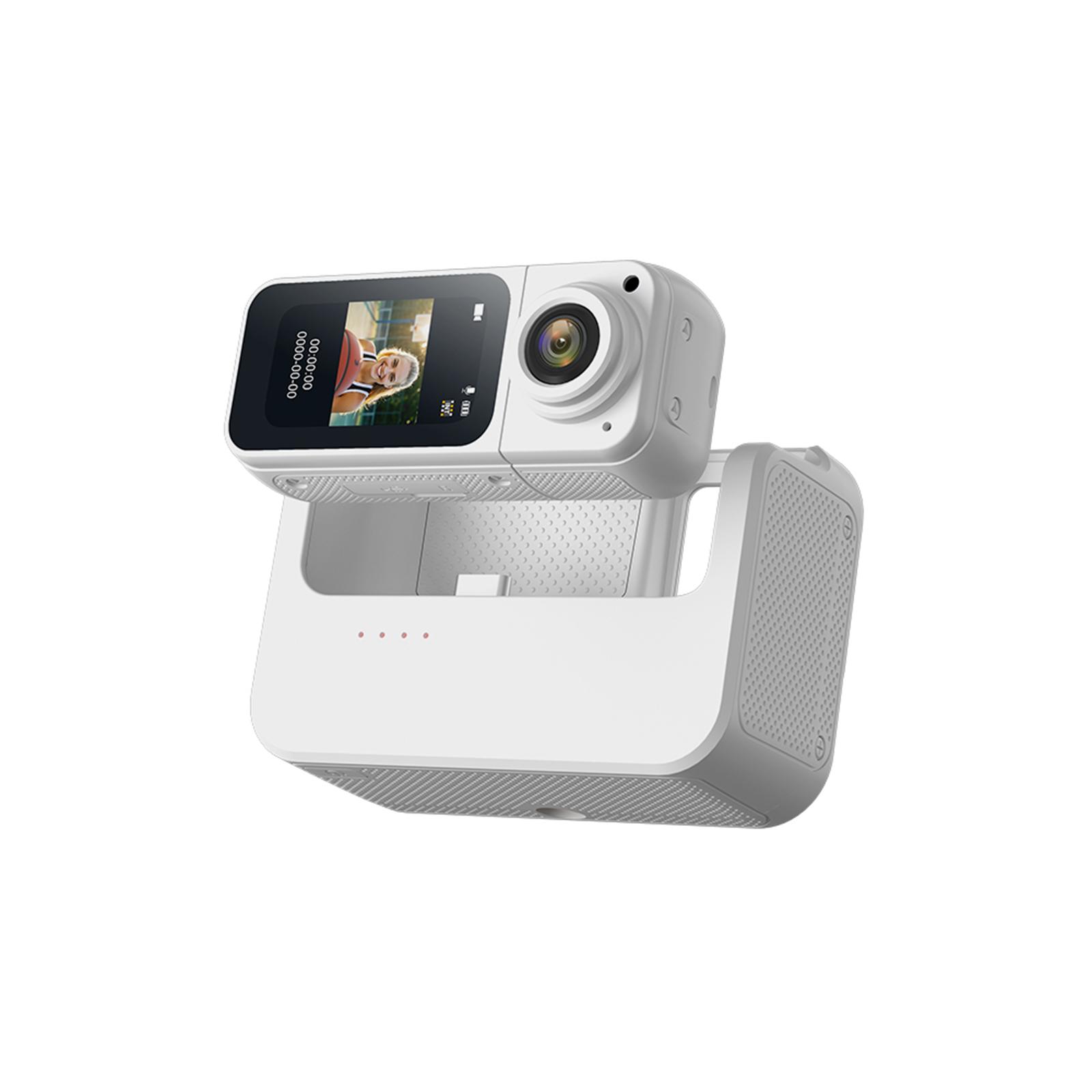 

2.7K Thumb Camera Long Battery Life Cycling Recorder 180° Rotatable Lens Mini Pocket Action Camera for Outdoor Sports Recording 32GB білий