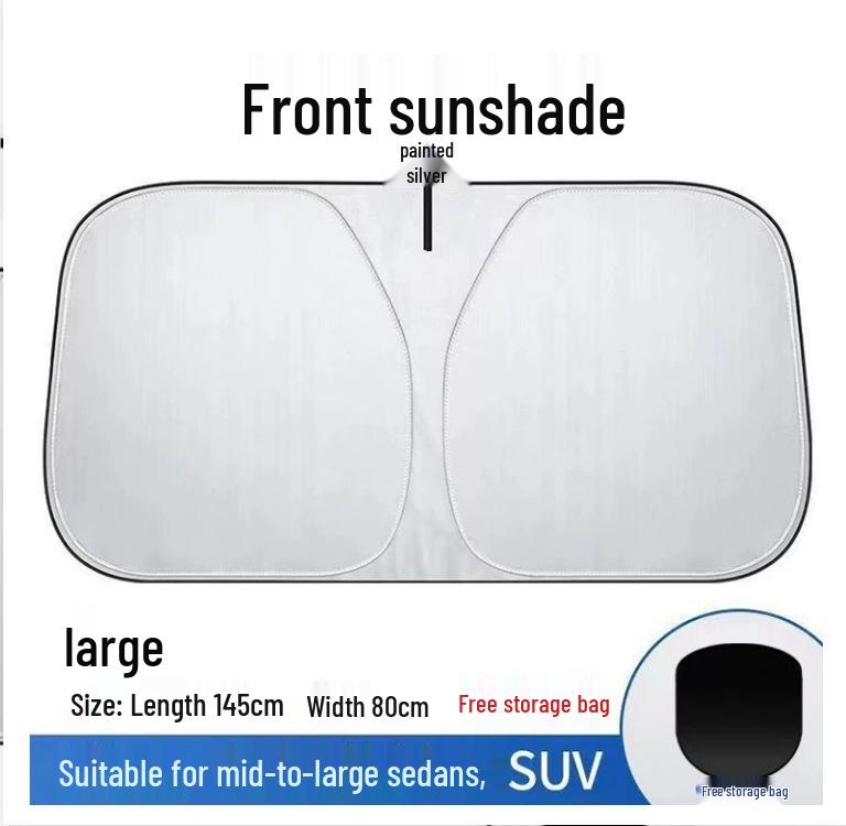 Graphene Car Windshield Sunshade: UV Protection, Heat Insulation, Strong Light Blocking