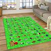 Niedlicher 3D-Cartoon-Teppich mit Animal Crossing New Horizons für Wohnzimmer, Schlafzimmer, Heimdekoration, rutschfeste Dekoration für Sofa, Kindergeschenk