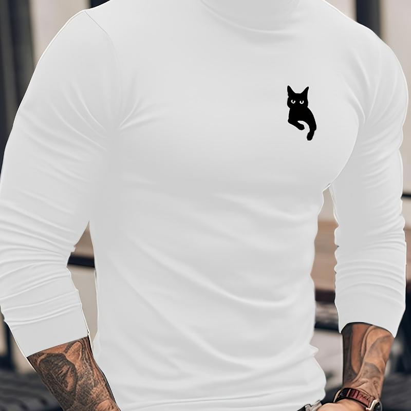 

Men s Crew Neck Long Sleeve Tee, Soft Cotton-Acrylic Mix, Solid Silver Gray, Cozy Lounge & Sleep Wear XXL чёрный