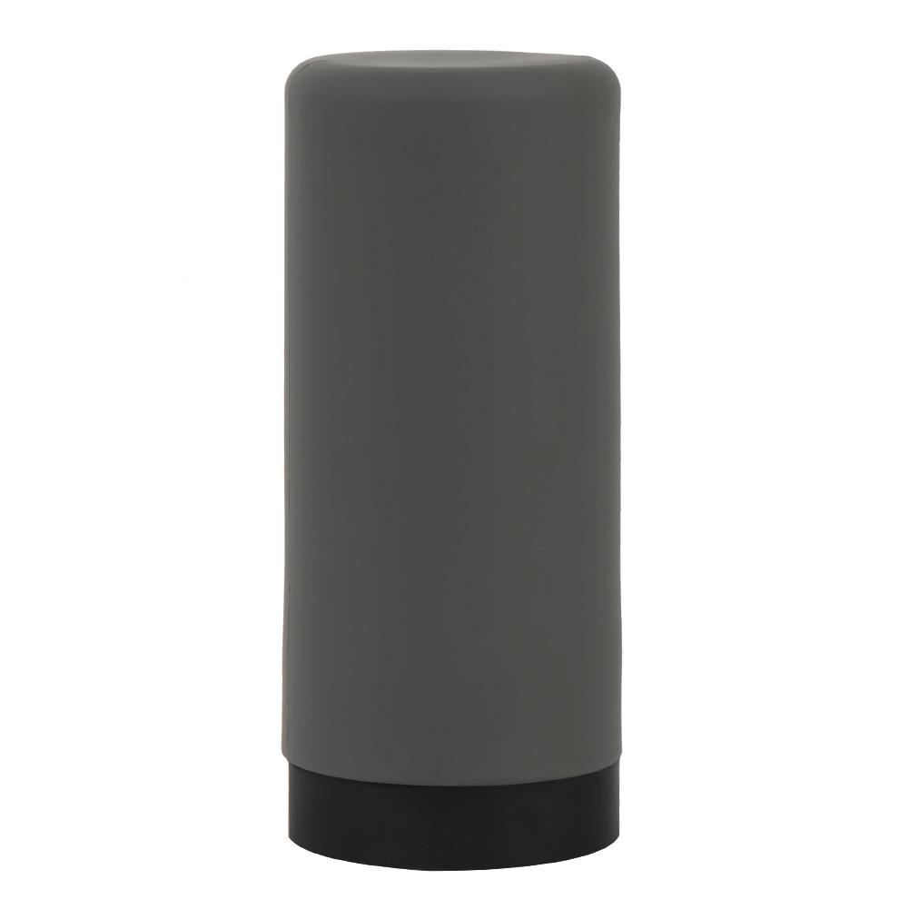 

Silicone Squeeze Lotion Bottle Shampoo Shower Gel Bottle Dish Washing Liquid Dispenser Gray 240ml темно-сірий колір