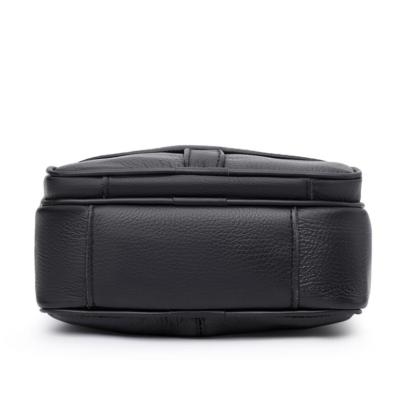 Vintage Leder Umhängetasche für Herren – Klassische Messenger Crossbody Tasche für Business Casual & Reisegebrauch