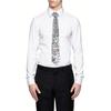 Glittering Rhinestones JK Necktie Knot Free for Women Men Shimmering Neck Tie Club Party Necklace Tie Costume Neckwear