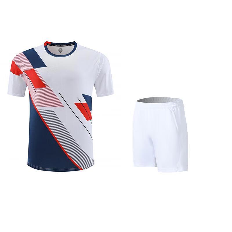 Longchan Herr Andningsbar Snabbtorkande Tennis- och Badmintonset