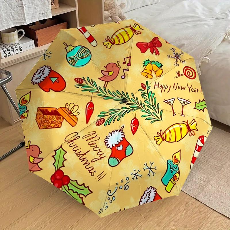 

1pc Decorations Automatic Folding Umbrella, Casual Outdoor Accessory, Birthday Festival Gift yy251126119