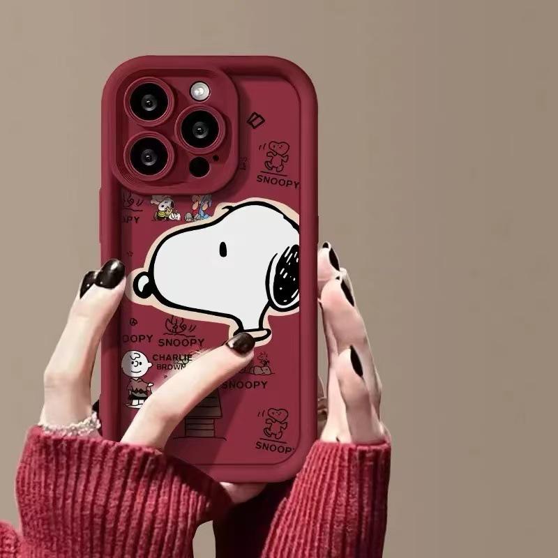 Trendy Snoopy iPhone 17/16 Pro Max/15 Pro/14/13 Case