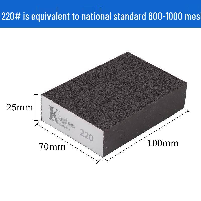Sponge Sandpaper Block for Wall, Wood, Metal, Rust Removal, Polishing, Grout Cleaning, and Pot Scouring