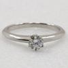 TIFFANY&Co. Solitaire Ring Pt950Platinum/diamond #4.9(US Size) 3.2g Women Used