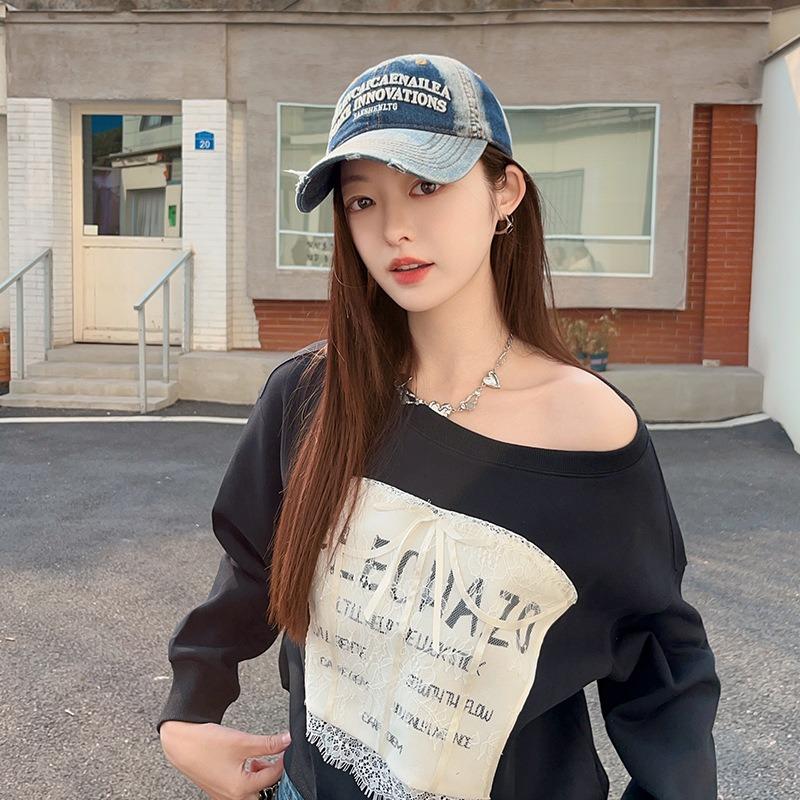 Denim cap women's summer new fashion casual sunshade baseball cap men