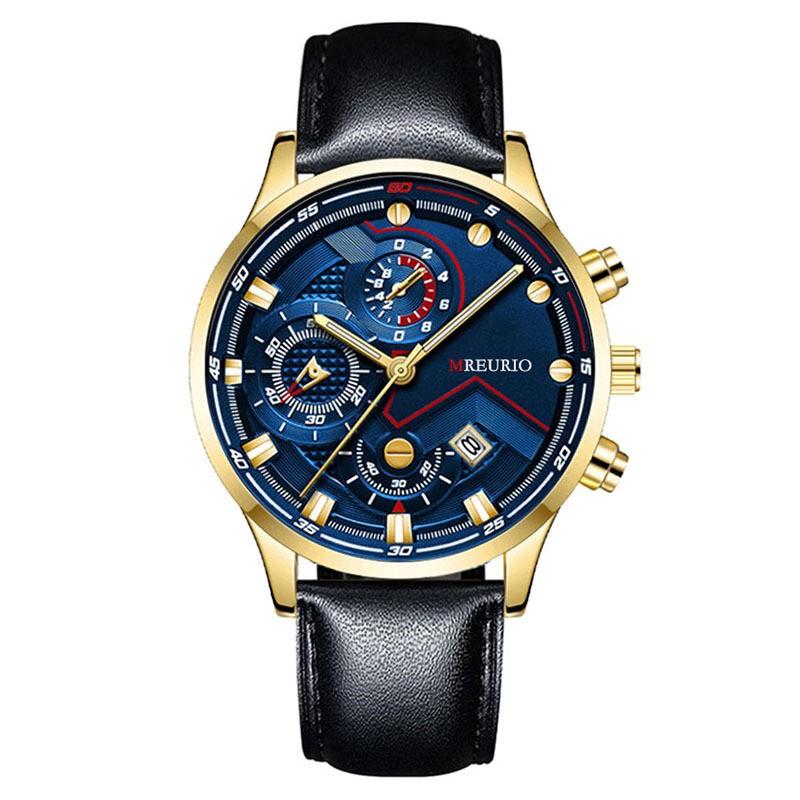 Men's Waterproof Luminous Running Alarm Clock Watch