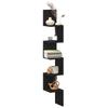 Corner Wall Shelf, Suitable for Decoration In Bathrooms, Living Rooms, and Entryways, 20x20x127.5 Cm