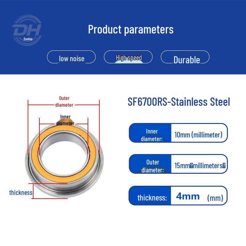Rust-Proof Stainless Steel Miniature Pulley with Deep Groove Ball Bearing - Anti-Corrosion Gyroscope Ornament Accessory